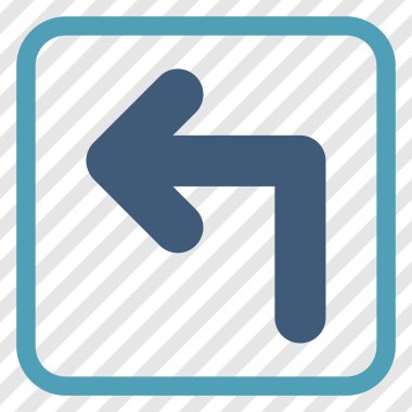 Sol vektör simge bir çerçevede açmak