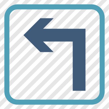 Sol vektör simge bir çerçevede açmak