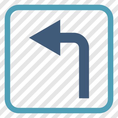 Sol vektör simge bir çerçevede açmak