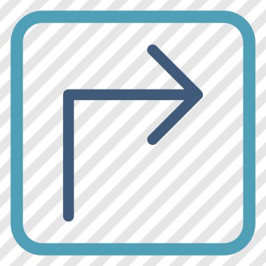 Doğru vektör simge bir çerçevede açmak