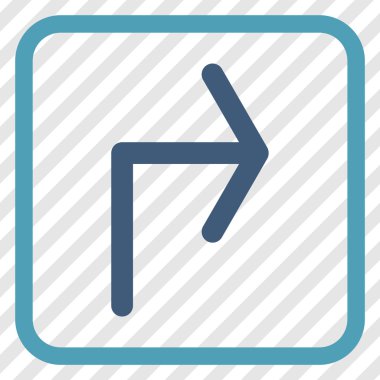 Doğru vektör simge bir çerçevede açmak