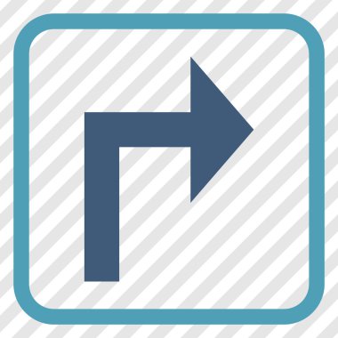 Doğru vektör simge bir çerçevede açmak