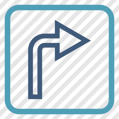 Doğru vektör simge bir çerçevede açmak