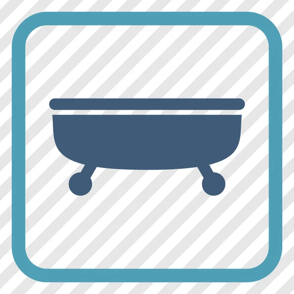 Bathtub Vector Icon In a Frame — Stock Vector