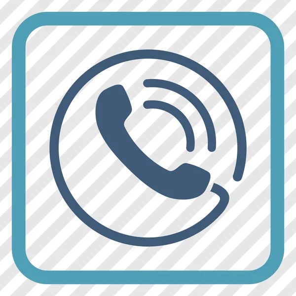 Icono de Vector de llamada telefónica en un marco — Archivo Imágenes Vectoriales
