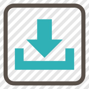 Vektör simgesi bir çerçeve içinde indirme