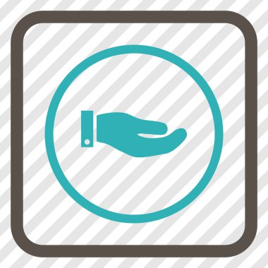 El vektör simgesi bir çerçeve içinde