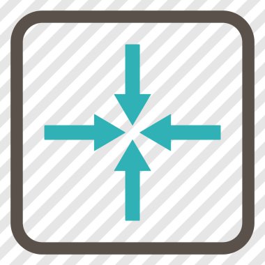 Etkisi oklar bir çerçeve içinde simge vektör