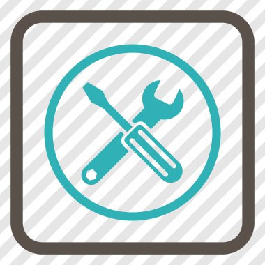 Seçenekleri vektör simgesi bir çerçeve içinde