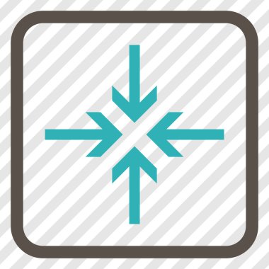 Oklar vektör simgesi bir çerçeve içinde azaltmak