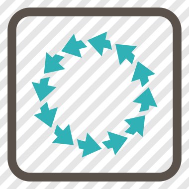 Bir çerçeve içinde CCW vektör simge döndürmek