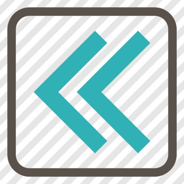 Shift Sol vektör simgesi bir çerçeve içinde