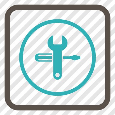 Vektör simgesi bir çerçeve içinde ayarlama