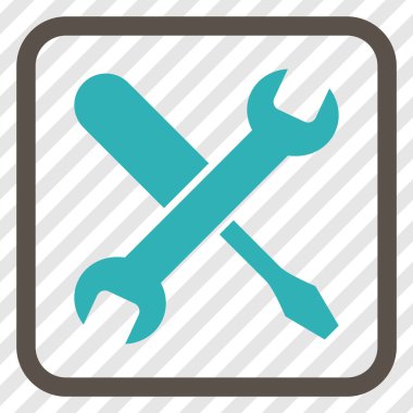 Vektör simgesi bir çerçeve içinde ayarlama