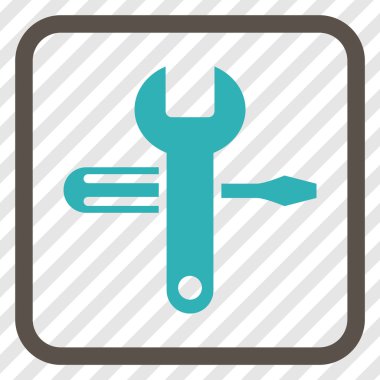 Vektör simgesi bir çerçeve içinde ayarlama