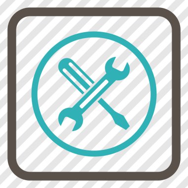 Vektör simgesi bir çerçeve içinde ayarlama