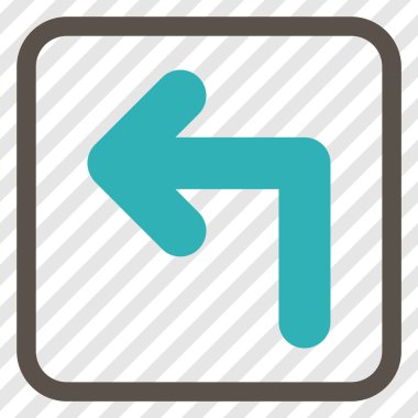 Sol vektör simge bir çerçevede açmak