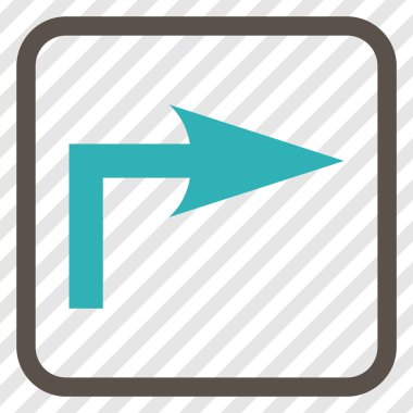 Doğru vektör simge bir çerçevede açmak