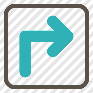 Doğru vektör simge bir çerçevede açmak