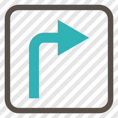 Doğru vektör simge bir çerçevede açmak