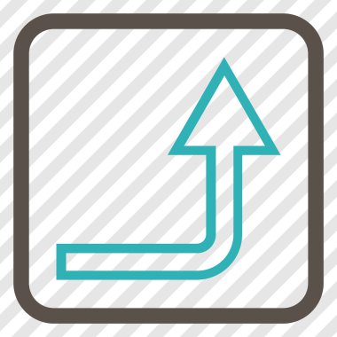 Vektör simgesi bir çerçevede aç