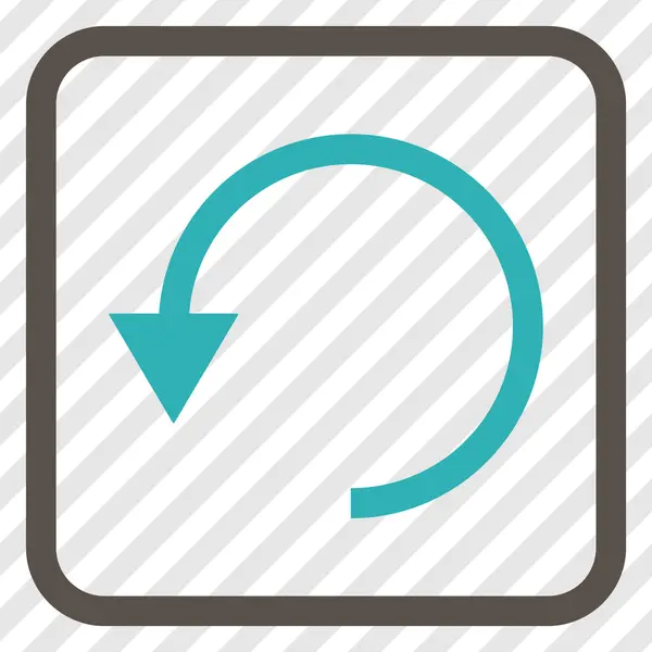 Rotate CCW Vector Icon In a Frame — Stock Vector