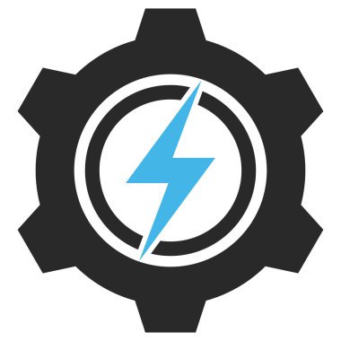 Elektrik karikatür vektör Eps simgesi