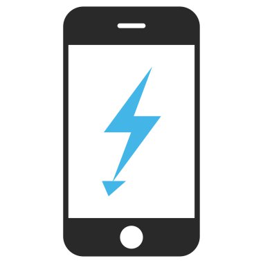 Elektrik cep telefonu vektör Eps simgesi
