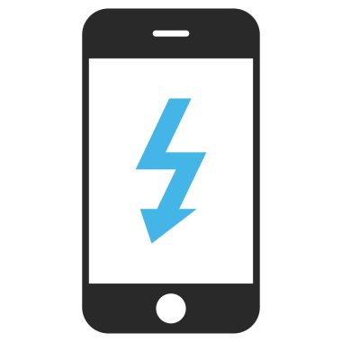 Elektrik Smartphone vektör Eps simgesi