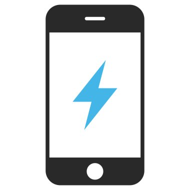 Smartphone elektrik vektör Eps simgesi