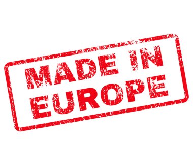 Europe lastik damgası vektörde yapılan