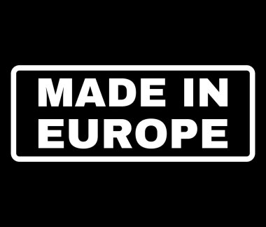 Europe lastik damgası vektörde yapılan