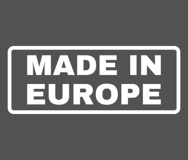 Europe lastik damgası vektörde yapılan