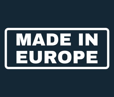 Europe lastik damgası vektörde yapılan
