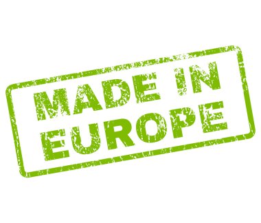 Europe lastik damgası vektörde yapılan