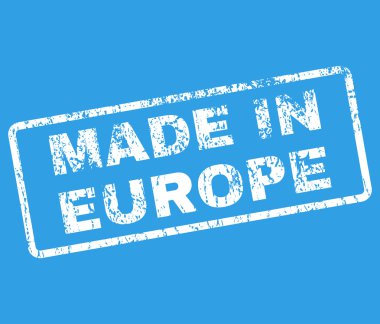 Europe lastik damgası vektörde yapılan