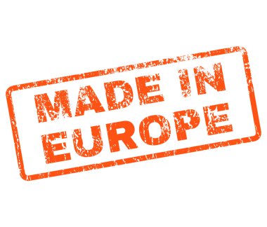 Europe lastik damgası vektörde yapılan