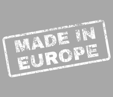 Europe lastik damgası vektörde yapılan