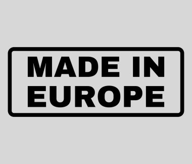 Europe lastik damgası vektörde yapılan