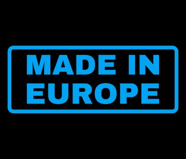 Europe lastik damgası vektörde yapılan