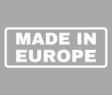 Europe lastik damgası vektörde yapılan