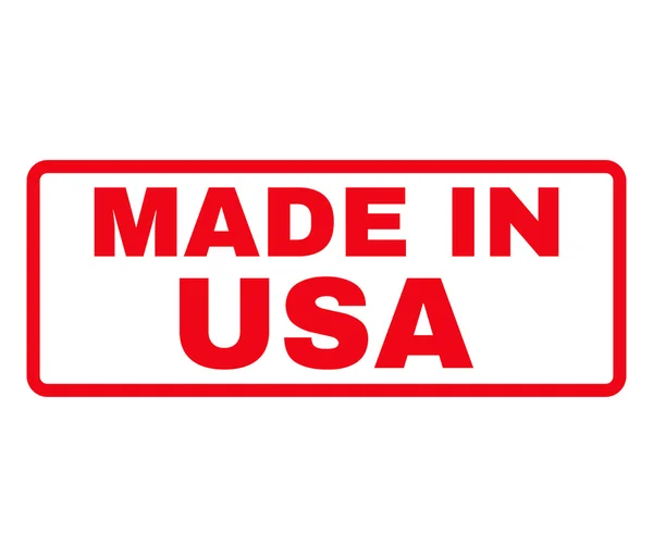 Vecteur de timbres en caoutchouc fabriqué aux États-Unis — Image vectorielle