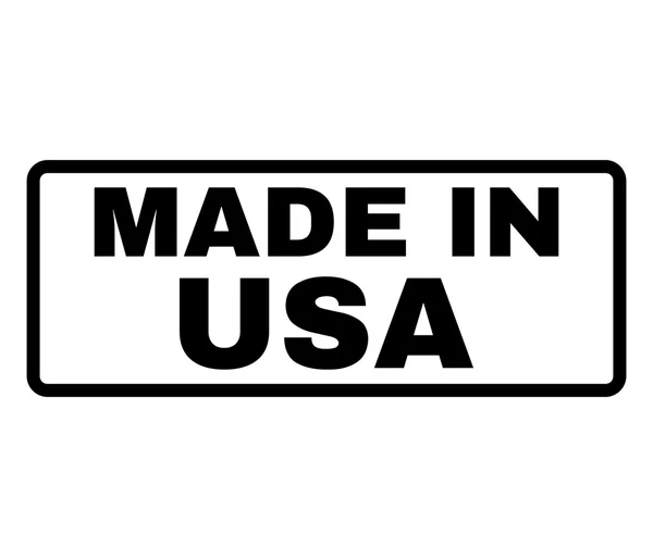 Made In USA Rubber Stamp Vector — Stock Vector