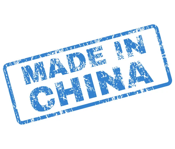 Made In China Rubber Stamp Vector — Stock vektor