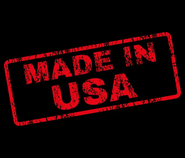 Made In USA Rubber Stamp Vector — Διανυσματικό Αρχείο