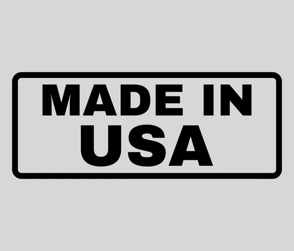 Made In USA Rubber Stamp Vector — ストックベクタ