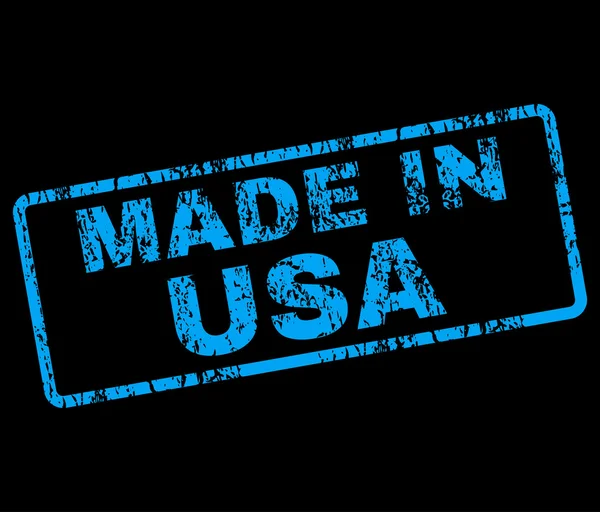 Made In USA Rubber Stamp Vector — Stock Vector