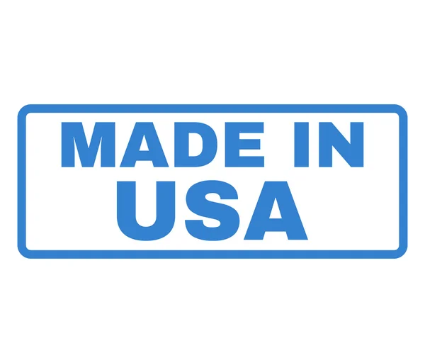 Made In USA Rubber Stamp Vector — ストックベクタ