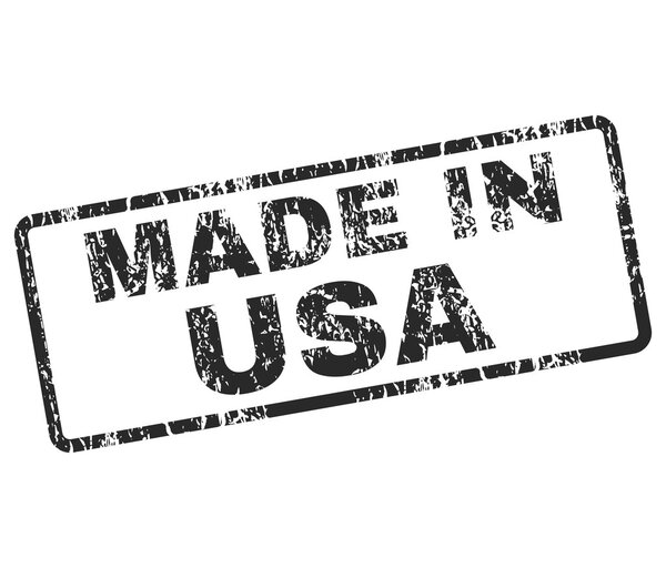 Made In USA Rubber Stamp Vector