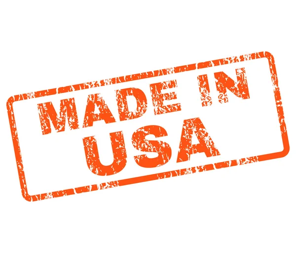 Made In USA Rubber Stamp Vector — ストックベクタ
